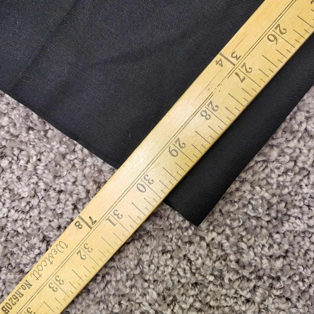 Lauren Ralph Lauren Dress Pants Mens 40x30 Black Excellent Wool Blend Stretch